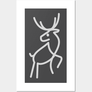 Proud reindeer Posters and Art